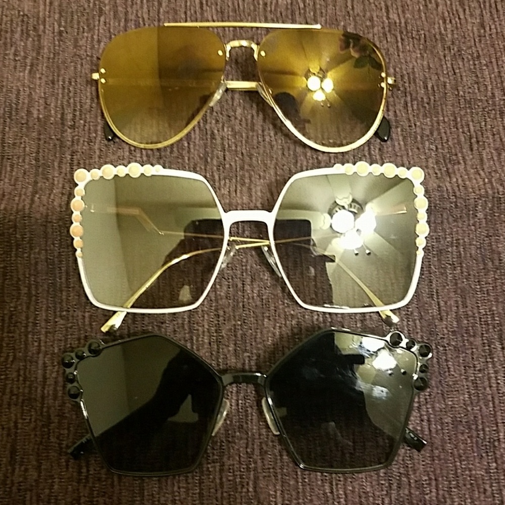 Bundle Of 2 Fendi Sunglasses And 1 Celine - image 1